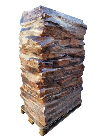 Ovntørt Avnbøg i sække - brændetårn