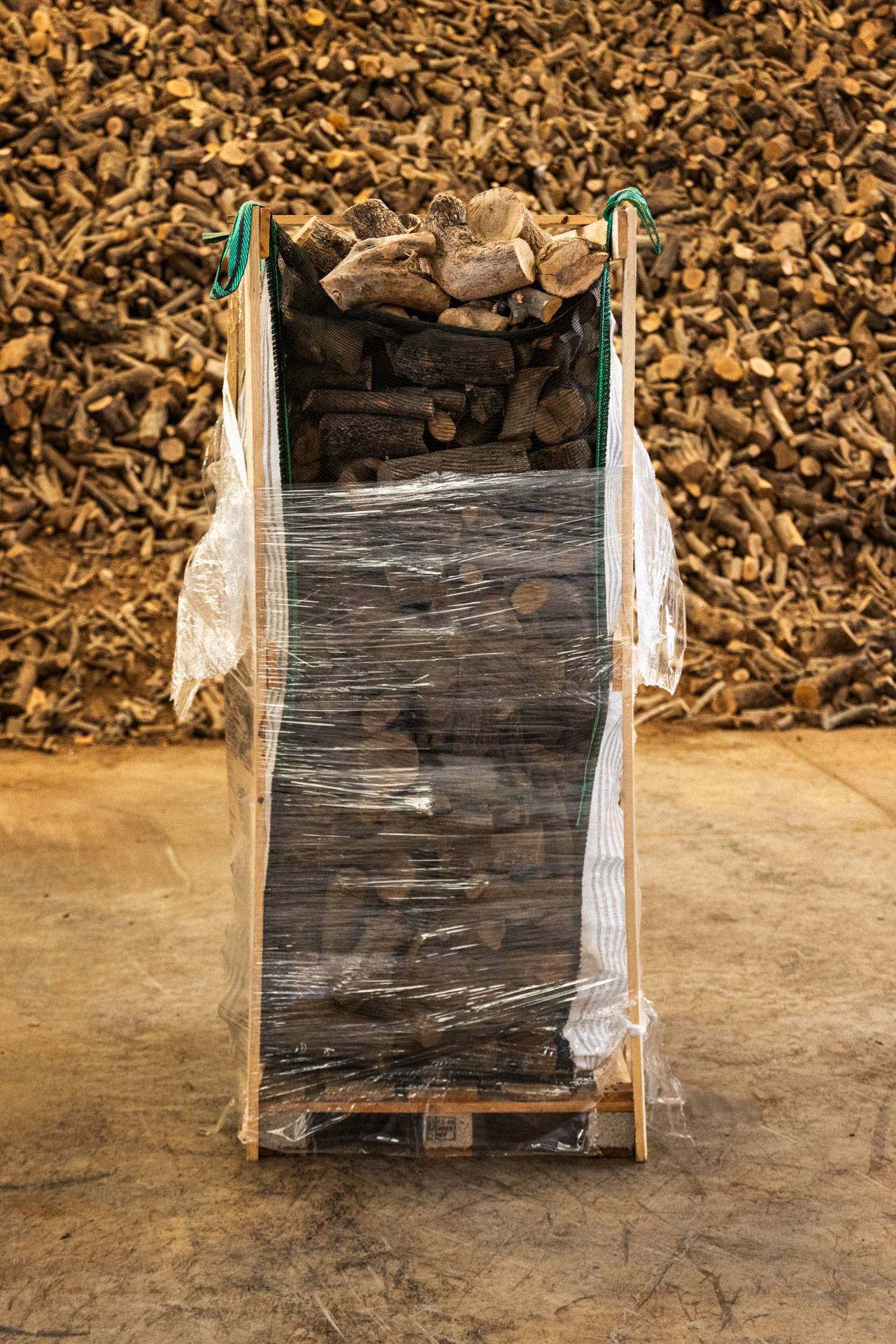 Olivenbrænde -850 kg- bigbag på palle