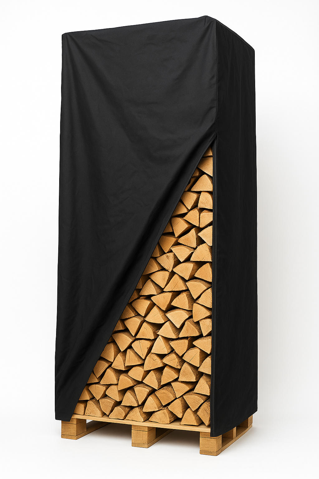 Overtræk til brændetårne. Sort