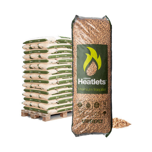 Heatlets premium 8mm 15kg hos Nordicwoods