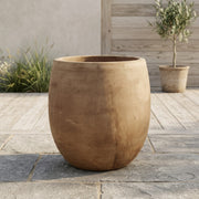Havekrukke 'Olea choco' - naturlig terracotta - Ø74xH74