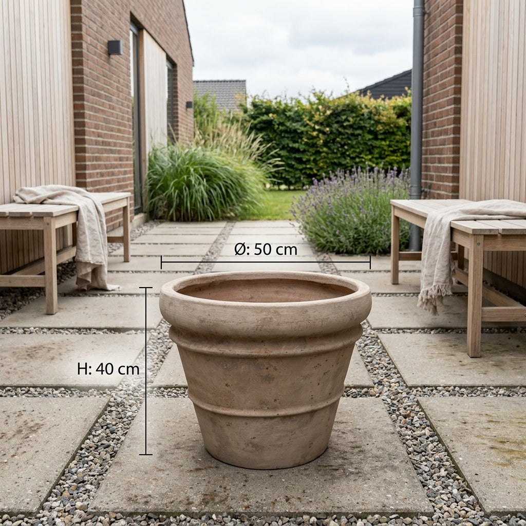 Havekrukke 'Florae choco' - naturlig terrocotta