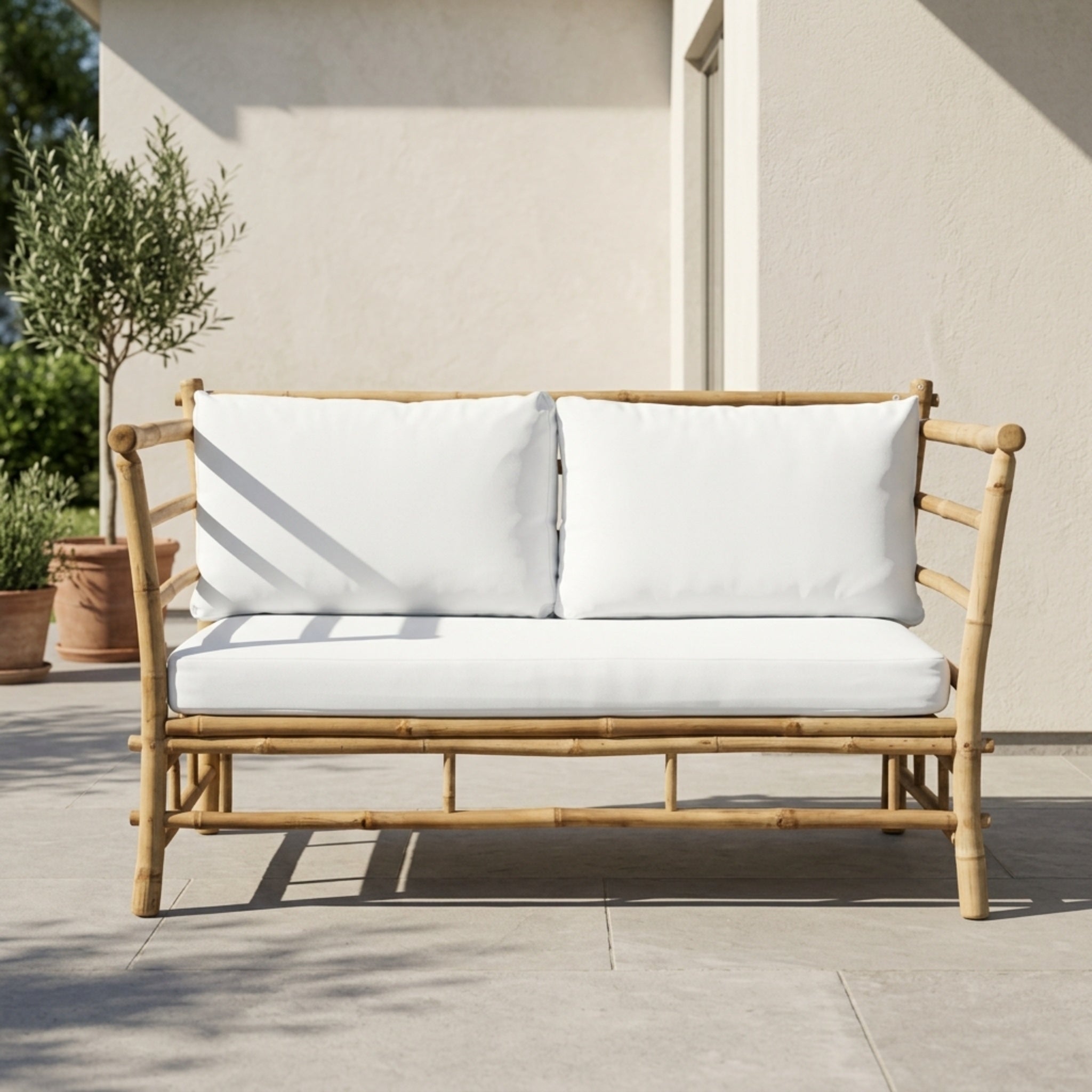 Mijas Bambus Sofa - 2 personer